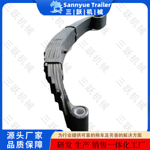 双耳板簧厂家直销 工具拖车专用板簧弓片弹簧钢板