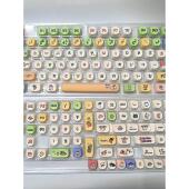 Moa高蜡笔小新主题Keycap Pbt升华87 关键技术98适应交叉轴机械键