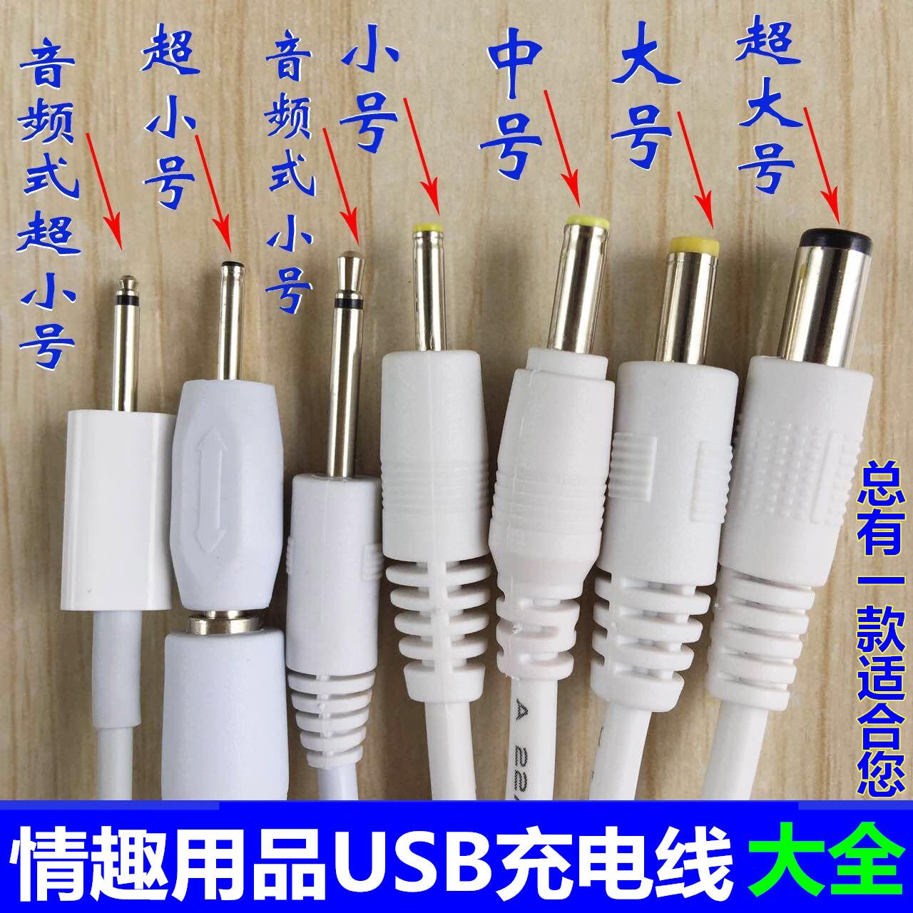 丽波 成人用品振动棒震动AV按摩器圆孔数据线磁吸磁力USB充电器线