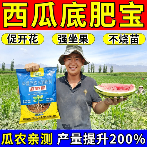 正品西瓜底肥宝西瓜专用改良土壤生根壮苗防死苗烂根抗病膨大高产