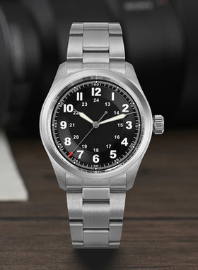 国表玩家&Militado38毫米蓝宝石水晶野战手表  ML08