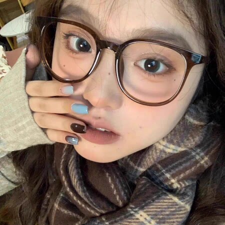 韩国超轻TR眼镜近视女可配有度数镜片圆脸素颜显脸小大框眼睛框架