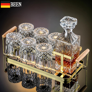 德国威士忌酒杯酒樽组合套装洋酒杯酒壶欧式家用水晶玻璃高档酒具