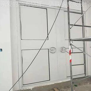 业钢制390泄门不锈钢化爆学仓库品工工业门双开气密工业大门