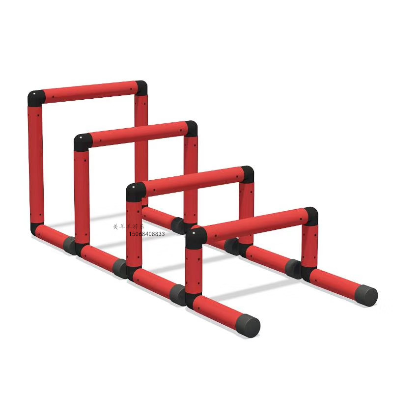幼儿园折叠跨栏架加粗款钻洞训练器材儿童跨栏障碍物跳栏架敏捷栏