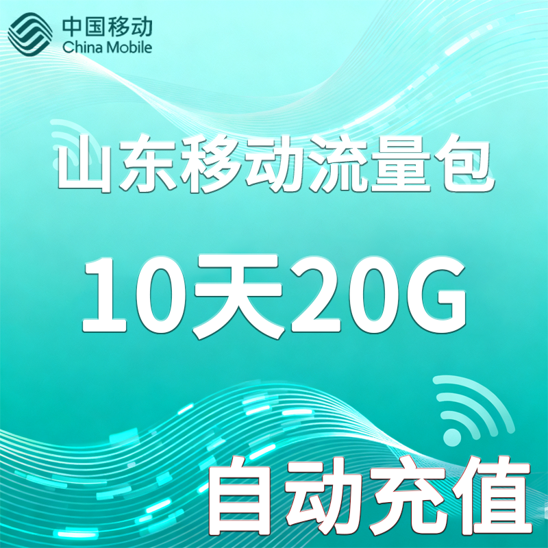 山东移动流量充值20GB10天自动充值