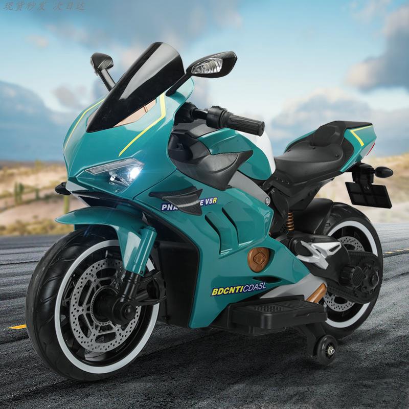 兒童電動式摩托車可坐人充電玩具