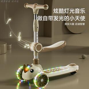 儿童滑板车1 9男女童宝宝座椅玩具平衡三合一学步滑行溜溜车