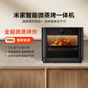米家智能微蒸烤一体机家用变频大容量四合一平板烹饪微波炉蒸烤箱