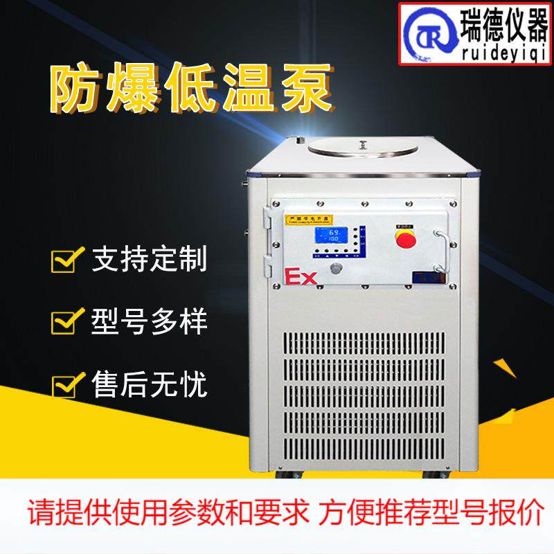 瑞德 防爆低温冷却液循环泵80L实验室低温循环装置冷却器 低噪音
