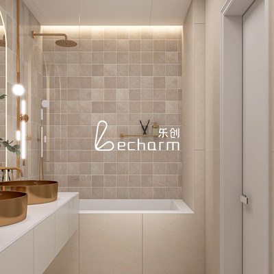 法式莱姆石仿古砖卫生间阳台瓷砖