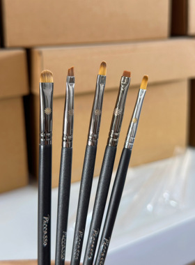 Pony推荐毕加索406眼线刷精细遮瑕刷722扁平极细泪沟化妆刷712