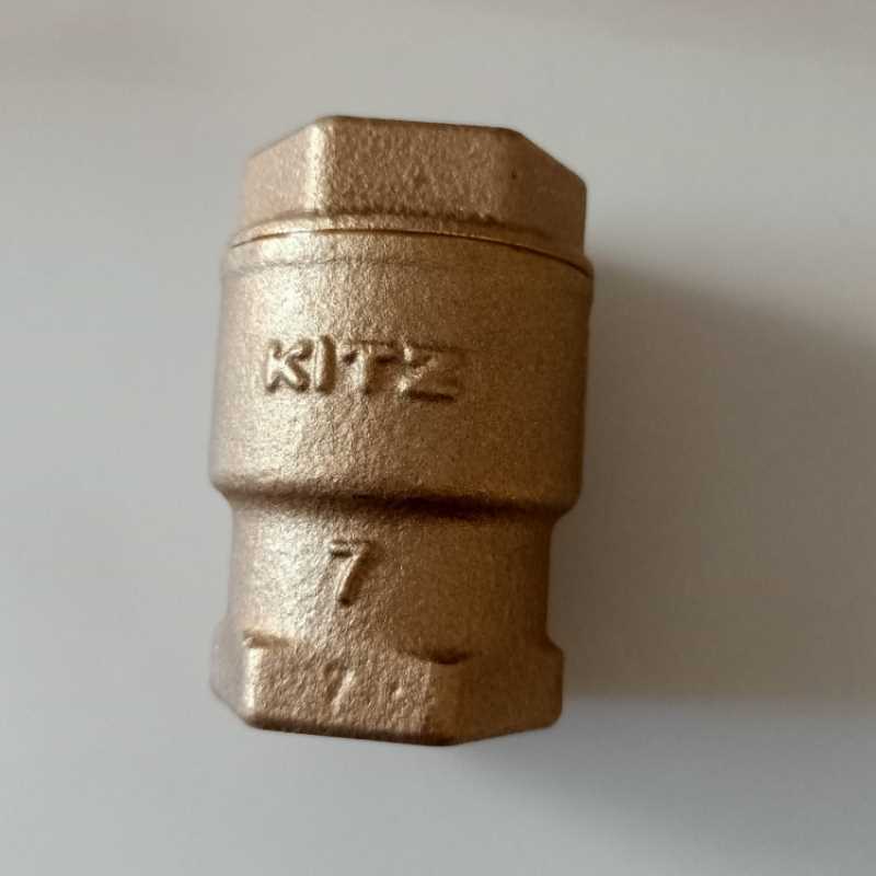 北泽KITZ 青铜止回阀R 旋启式单向阀 蒸汽阀门4分6分1寸