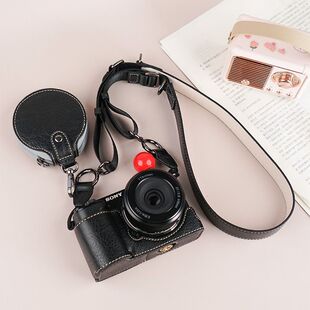 适用索尼ZVE10二代保护套ZVE10/L相机包zve10II半包底座ZVE10M2套