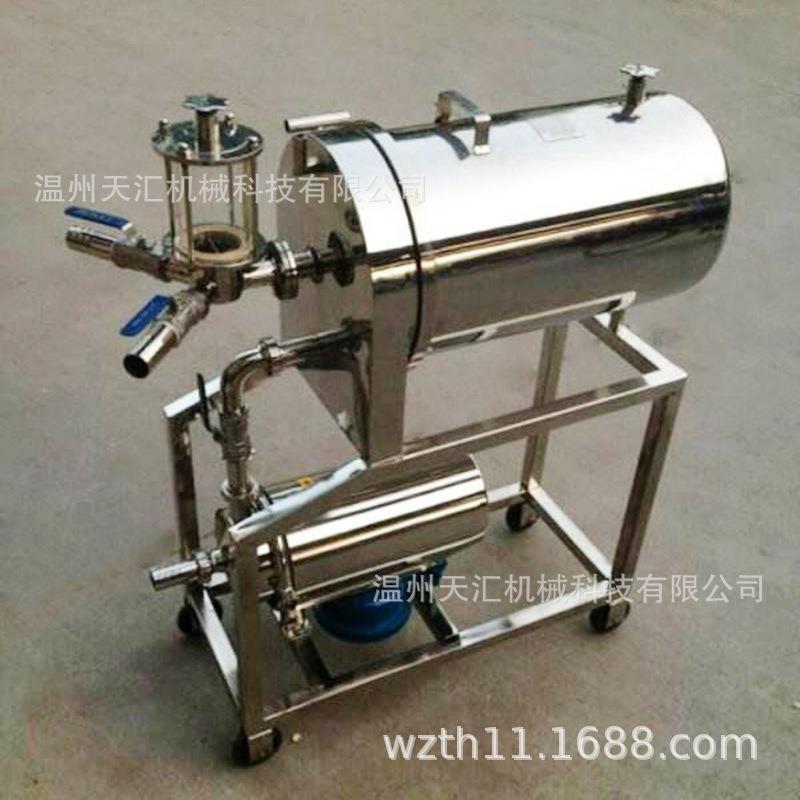WK400白酒过滤机果汁白酒药酒硅藻土过滤器分离杂质过滤器