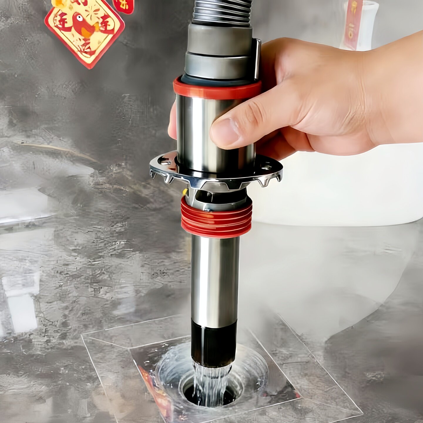 洗衣机下水管地漏接头阳台洗手盆排水管道专用三头通二合一分水器