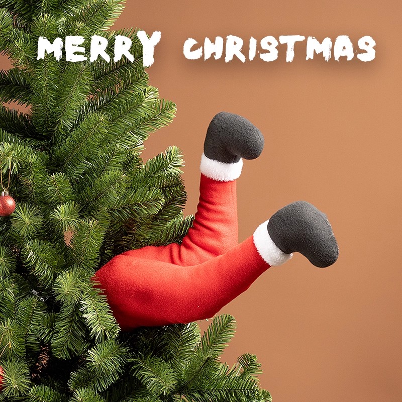 冬倾高档圣诞老人创意圣诞树装饰