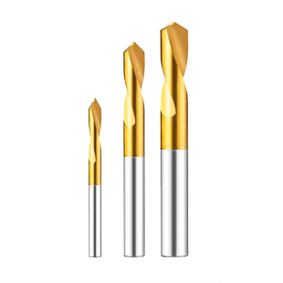 白钢镀钛定点定心钻90度定心钻定位钻头打点定位钻头不锈钢点孔