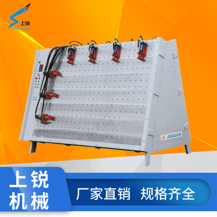 上锐液压双面框架门窗组合机单面双面油压拼板组框机拼柜门机
