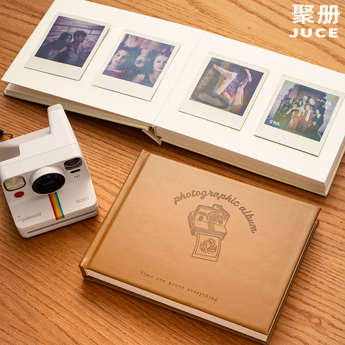 聚册宝丽来相册拍立得卡册收纳册itype/600/SX70相纸polaroid相册