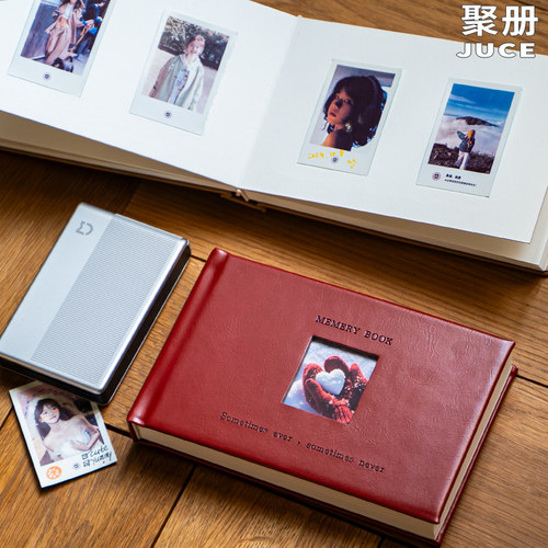 聚册纸书口袋打印机相册本1s/pro相纸专用3英寸开窗相册