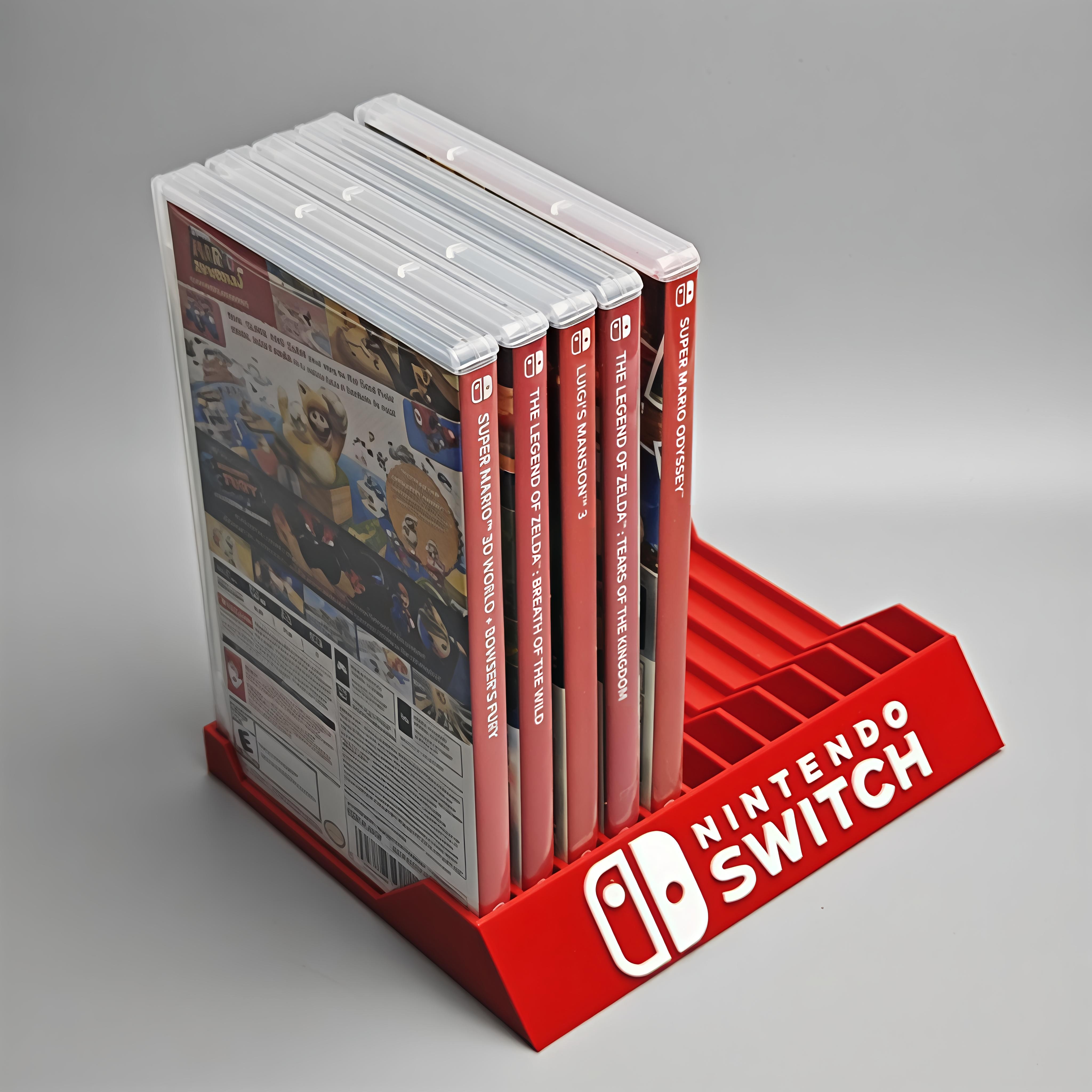 Switch实体卡带盒任天堂游戏收纳架switch1/2代通用收纳盒置物架