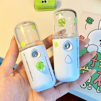 幸运四叶草保湿喷雾仪可携式usb加湿器细腻雾化夏季ins降温神器