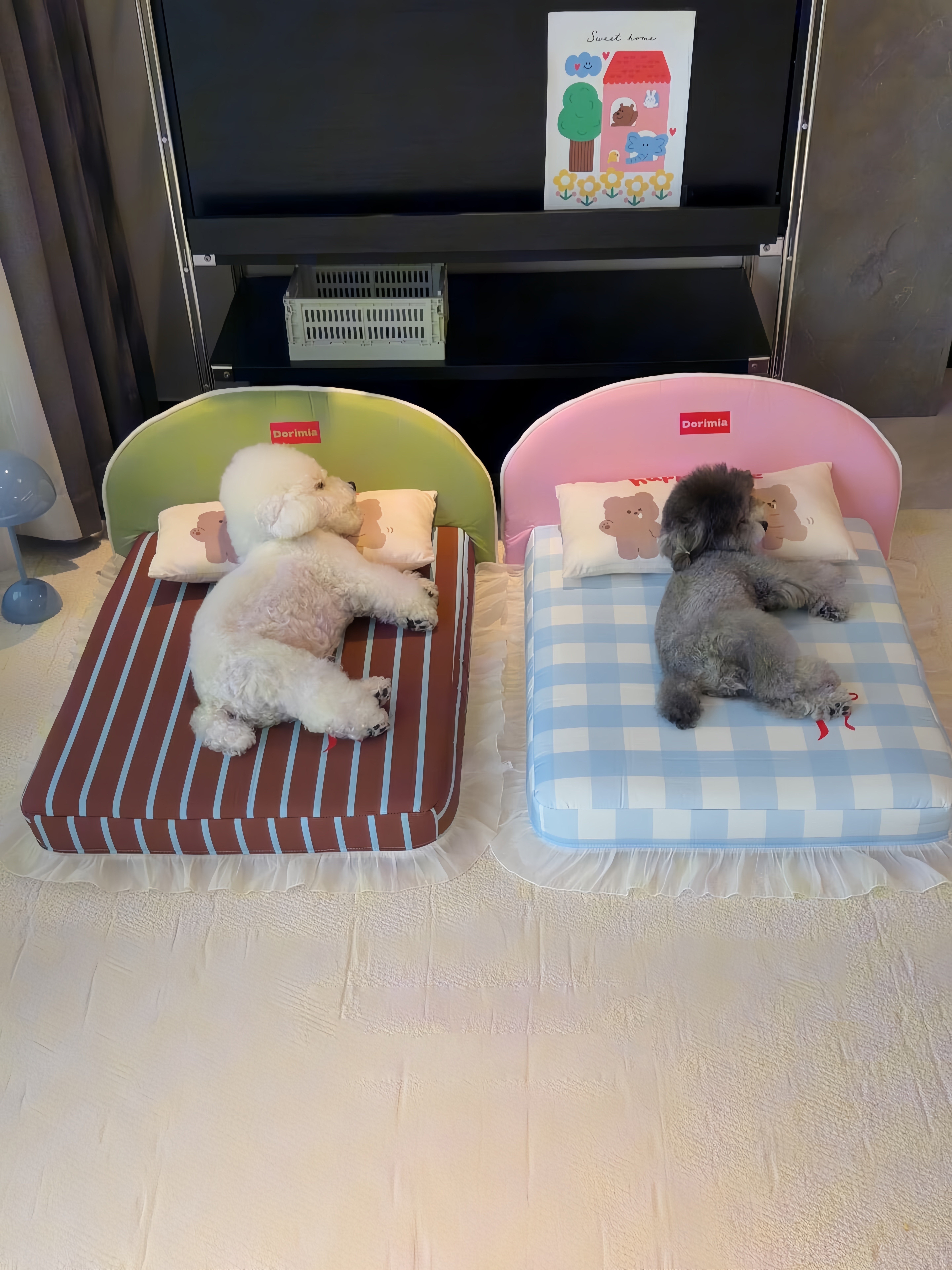 狗窝四季通用可拆洗中小型犬狗床夏日季猫窝垫子防水防污宠物沙发
