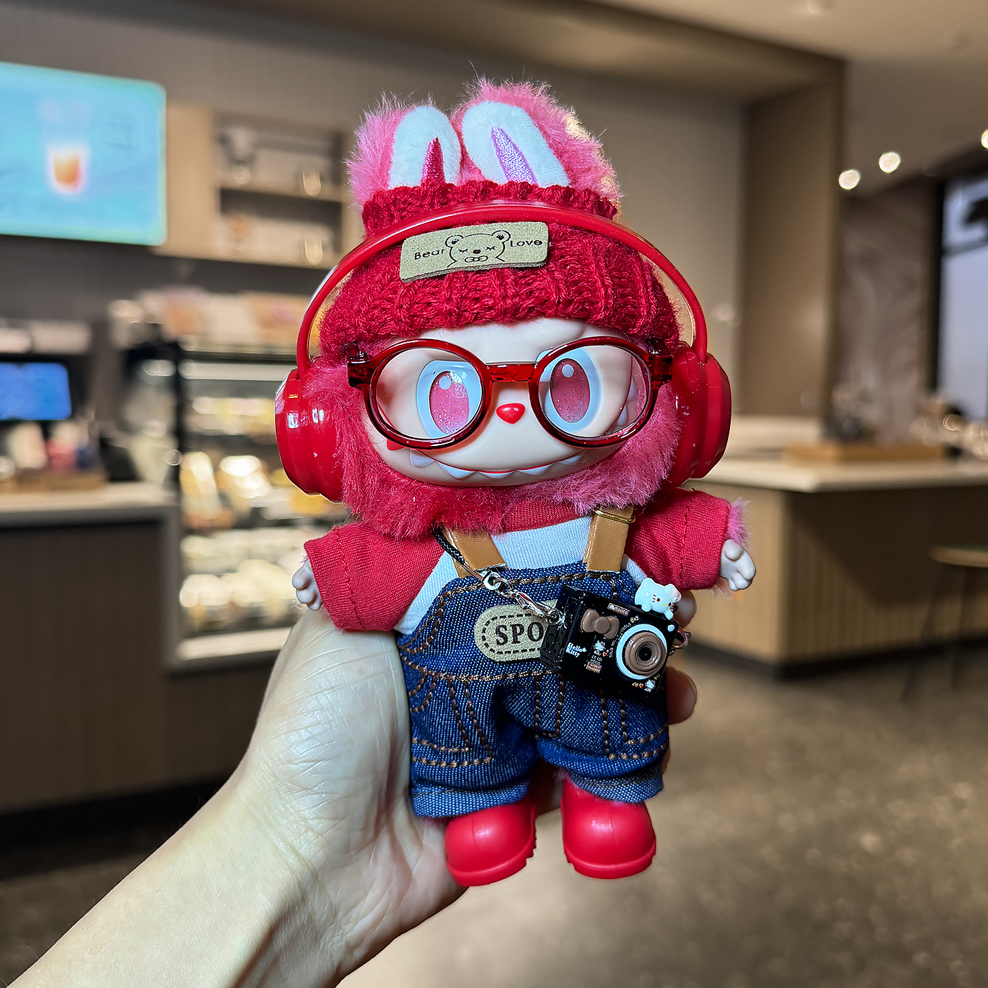 拉布布三代娃衣labubu一二代玩偶公仔衣服前方高能3.0爱幸运忠诚