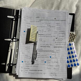 美式复古3孔活页A4文件夹活页本考研用薄脆本可拆卸收纳册文件夹