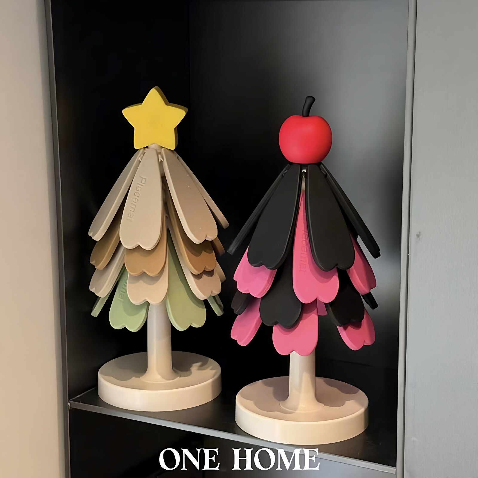 【家居好物】多巴胺圣诞树隔热垫家用厨房耐高温餐垫防烫垫防滑垫,餐饮具,餐垫,淘宝优惠券,粉丝福利购,淘宝优惠卷