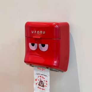 新的厕所搭子~卫生间纸巾盒家用客厅壁挂式抽纸盒创意可爱厕纸盒