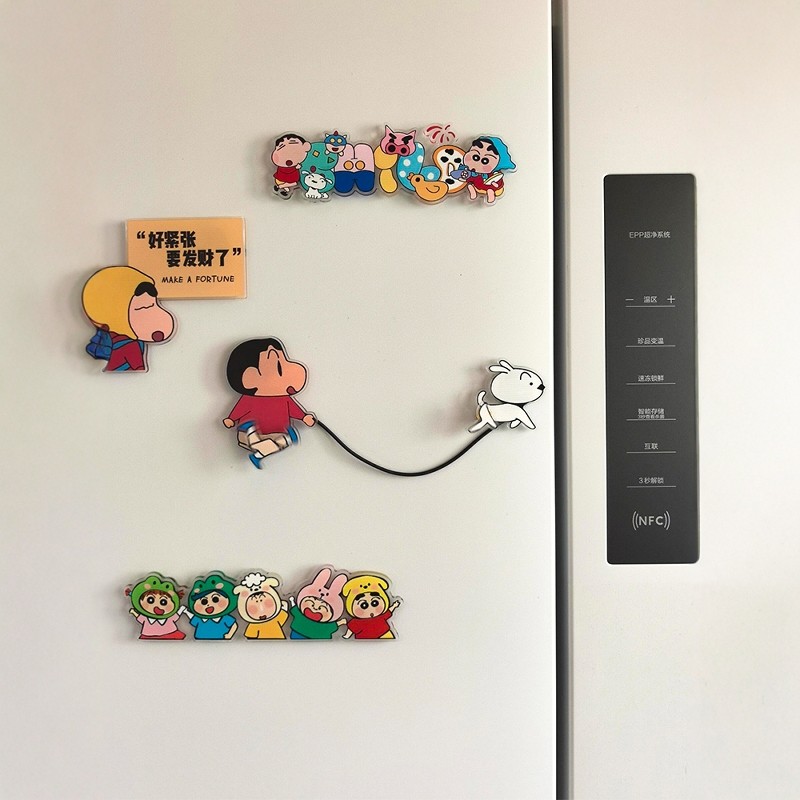 蜡笔小新冰箱贴磁贴个性创意2025新款冰箱装饰可爱磁吸小物件迷你
