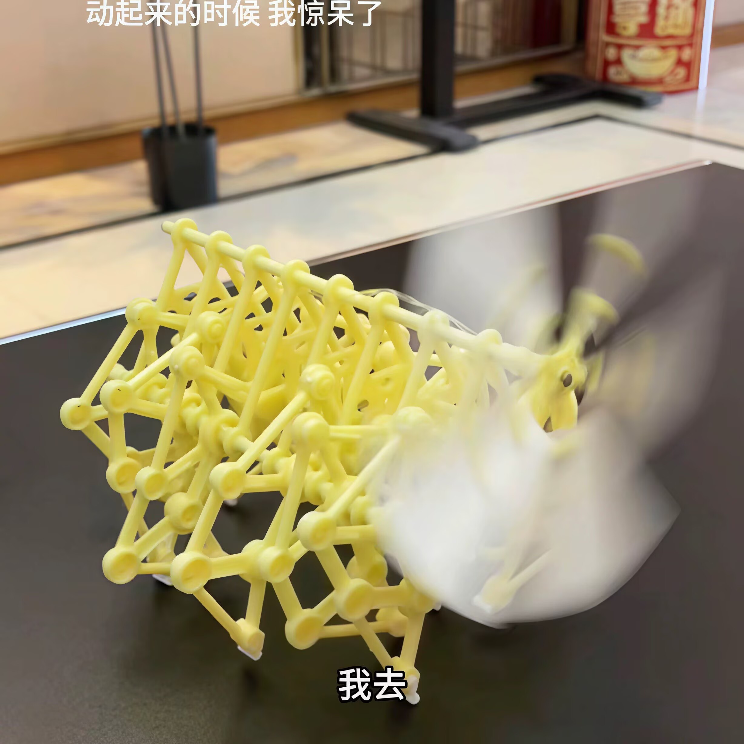 仿生风力兽手工diy拼装玩具风能动力机械儿童科技制作实验小发明