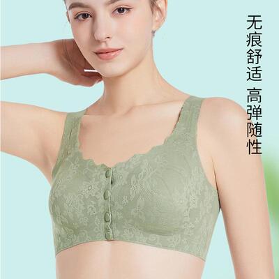 义乳文胸罩乳腺切除手术后专用硅胶前扣内衣女夏薄款假胸垫假乳房