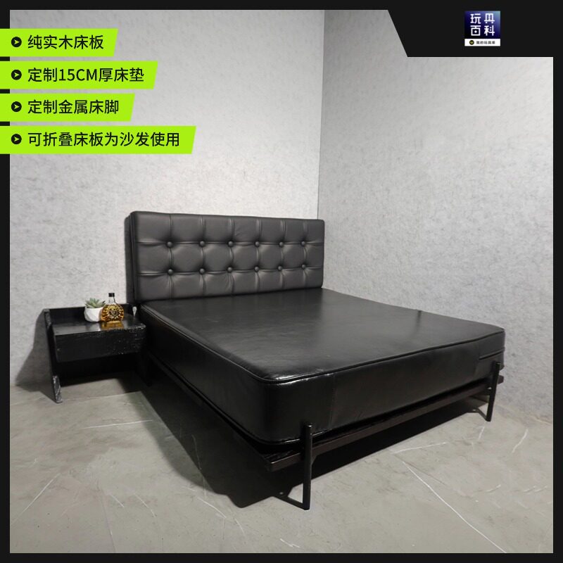 玩具百科 双人折叠床 娃用家具配件 欧式叔体 原创BJD娃娃SD