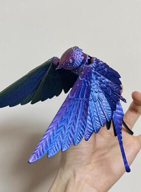 3D七彩小飞鸟打印燕子翅膀关节