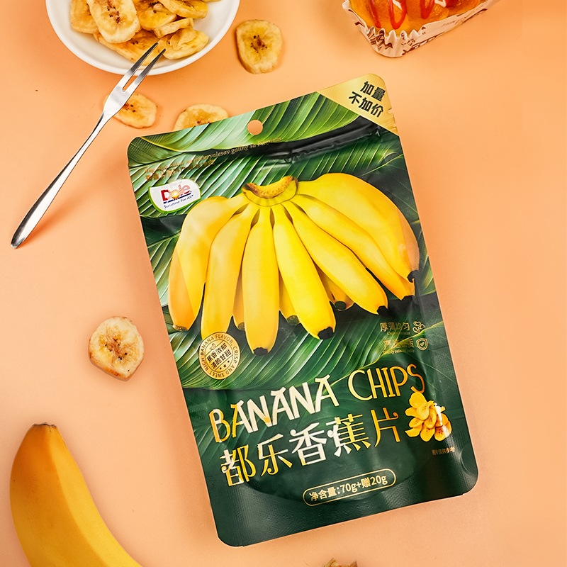 酥脆香蕉片90克 原料进口