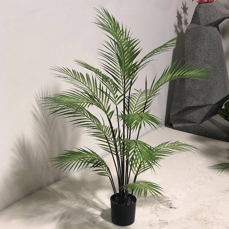 仿真绿植散尾葵假绿植迷你葵盆栽带盆散尾葵客厅绿植仿真绿植造景