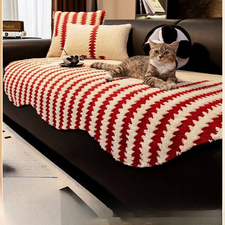 异形沙发垫毛绒秋冬2024新款不规则直排沙发坐垫冬季加厚防滑盖布,居家布艺,椅垫,淘宝优惠券,粉丝福利购,淘宝优惠卷