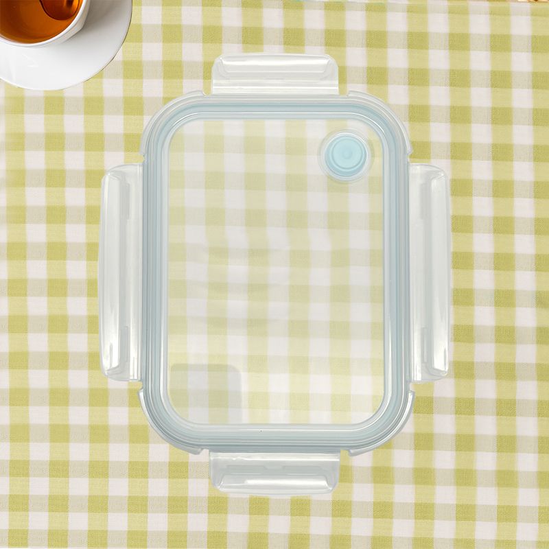 配平口玻璃保鲜盒用塑料盖子玻璃饭盒盖子配件