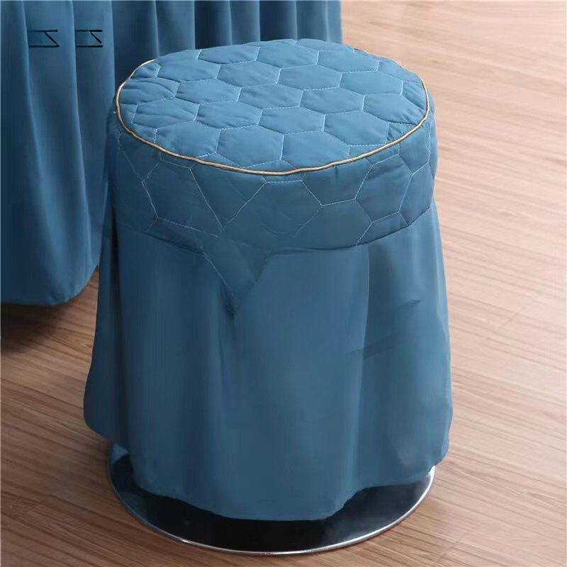 美容院美容凳子套按摩美发美甲美容圆形凳套椅子防尘罩