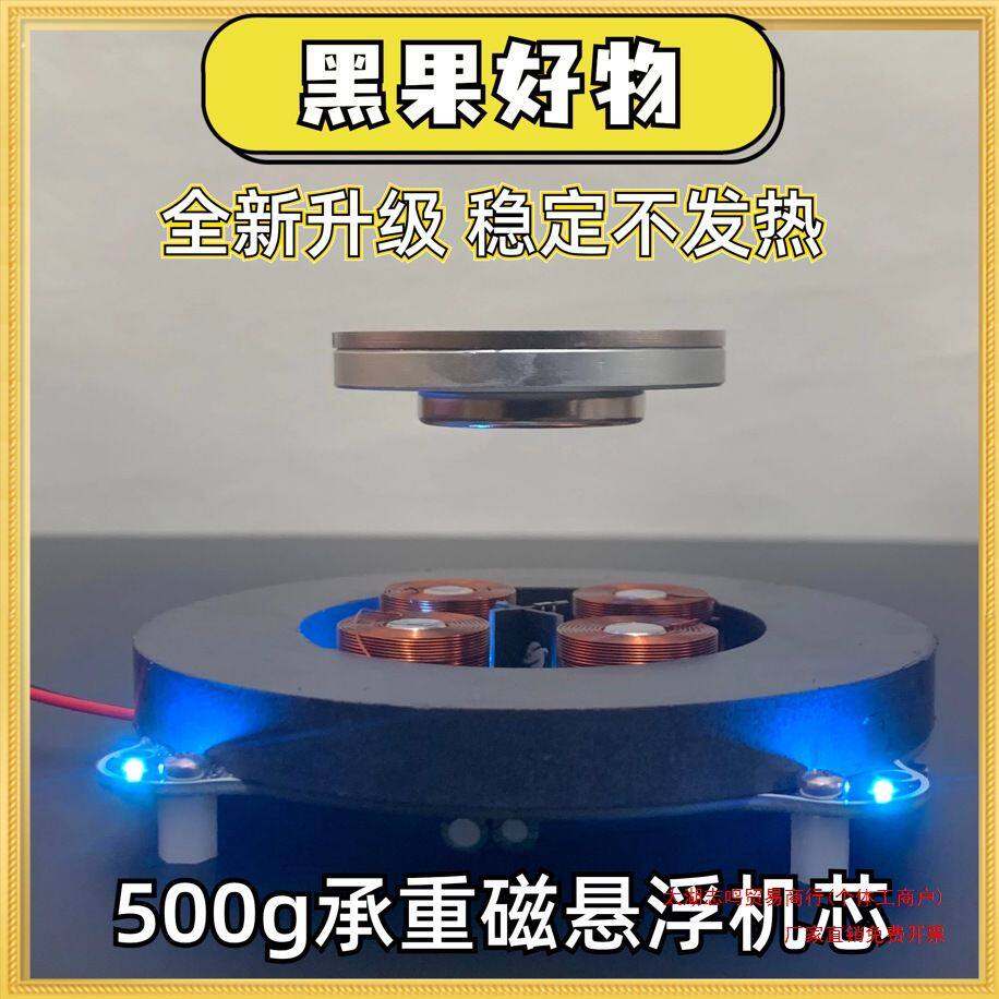 【磁悬浮机芯】黑果磁悬浮500g大承重磁悬浮摆件DIY磁悬浮模块