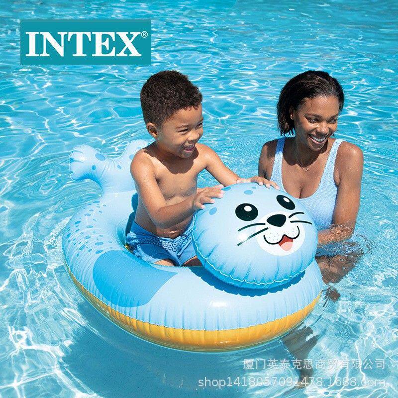 intex 59380 儿童水上座圈充气玩具 游泳泳具坐骑戏水玩具