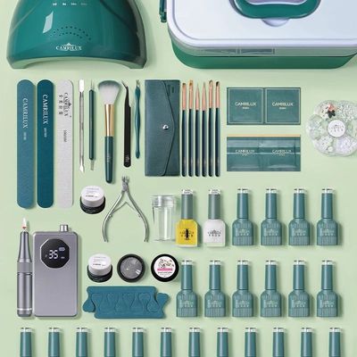 做甲油胶工具美甲灯新款专用美甲套装全套家用初学者新手开店指甲