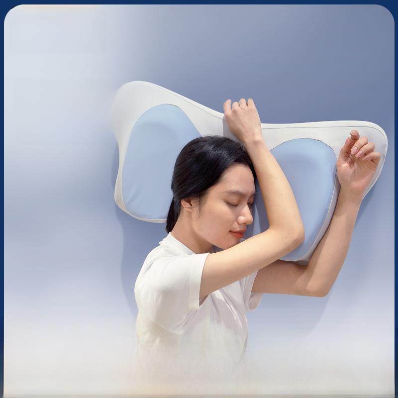 睡眠博士颈椎枕头护颈椎助睡眠专用慢回弹记忆棉枕防打呼牵引按摩
