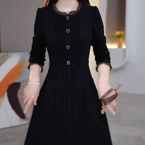 连衣裙2025新款女春秋十三行气质