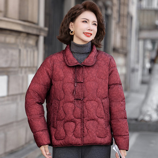 嘉兴平湖羽绒服女冬季2025新款今年流行爆款巨好看中式国风外套