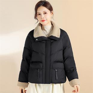 平湖羽绒服女款2025新款九江洋气小个子妈妈巨好看的冬装外套