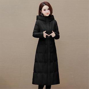 平湖羽绒服女款冬季2025新款爆款九江高端巨好看中长连帽外套